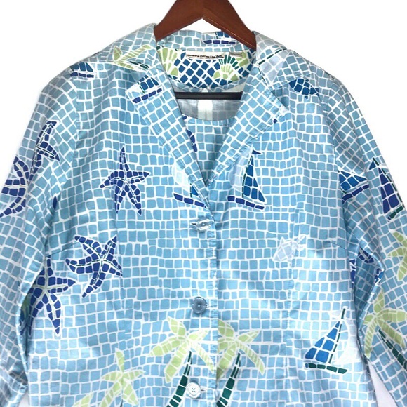 Weekend Clothes Line Blue Dress & Jacket Set - Picture 8 of 11